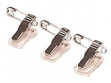 O.CLIP Sticky - kovové klipsy se špendlíkem a samolepící zadní stranou